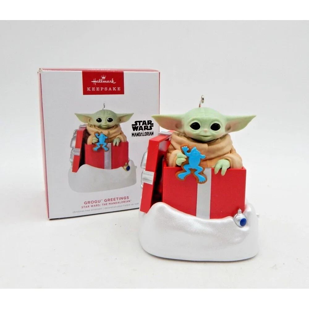 Hallmark Star Wars 2022 Grogu Greetings The Mandalorian Baby Yoda Magic